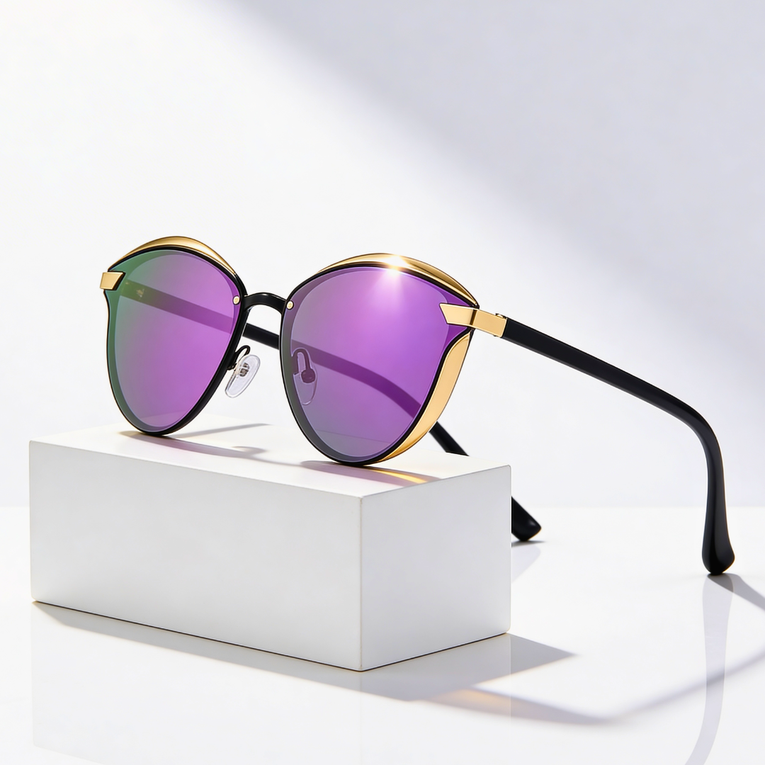 Women's Aria Lustra Sunglasses – Retro UV400 Cat Eye Shades