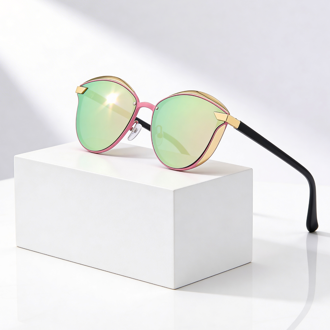 Women's Aria Lustra Sunglasses – Retro UV400 Cat Eye Shades