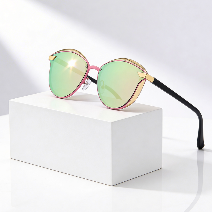 Women's Aria Lustra Sunglasses – Retro UV400 Cat Eye Shades
