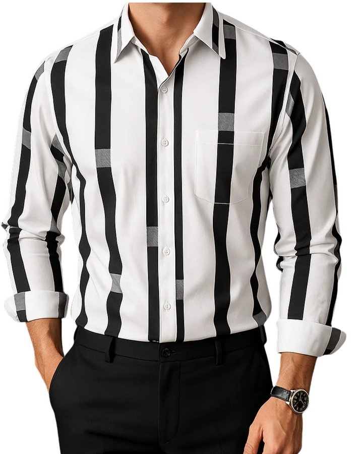 Simon's | Stylish Cotton Shirt