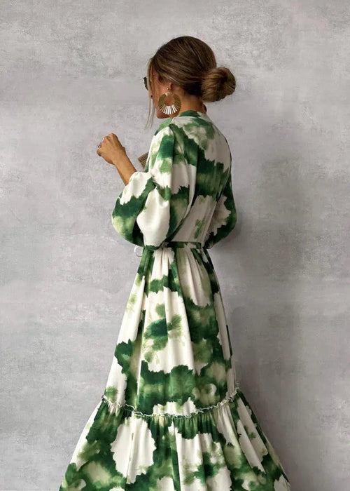 Jordan | Elegant Flowy Maxi Dress-HighTouch