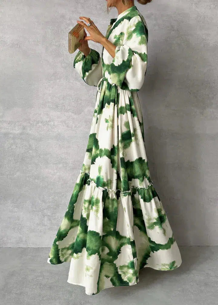 Jordan | Elegant Flowy Maxi Dress-HighTouch