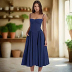 Waist Sculpting Sun Dress-HighTouch