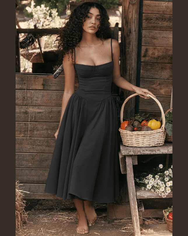 Waist Sculpting Sun Dress