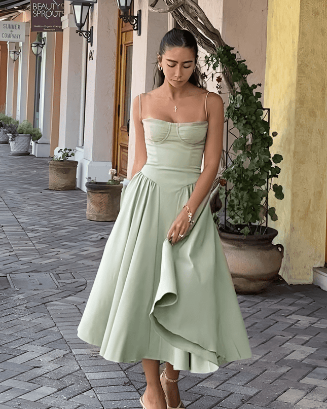 Waist Sculpting Sun Dress