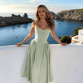 Waist Sculpting Sun Dress-HighTouch