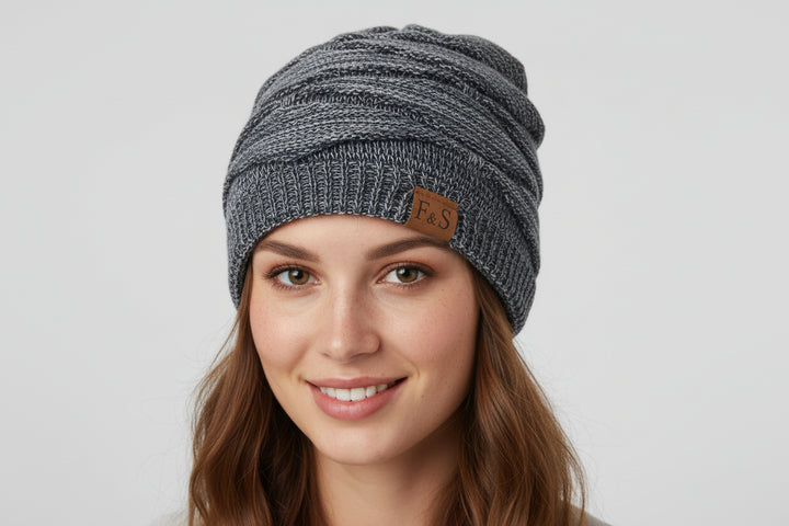 NC Fur-Lined Knitted Beanie-HighTouch