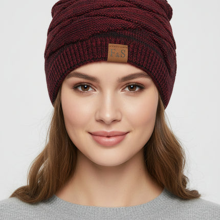 NC Fur-Lined Knitted Beanie