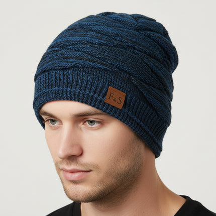 NC Fur-Lined Knitted Beanie