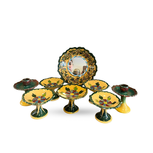 Ceramic Flower Haftseen (Nowruz) Set