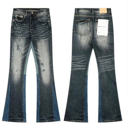 Y2K Vintage Flared Bootcut Jeans – Mid-Blue