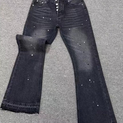 Y2K Vintage Flared Bootcut Jeans – Mid-Blue