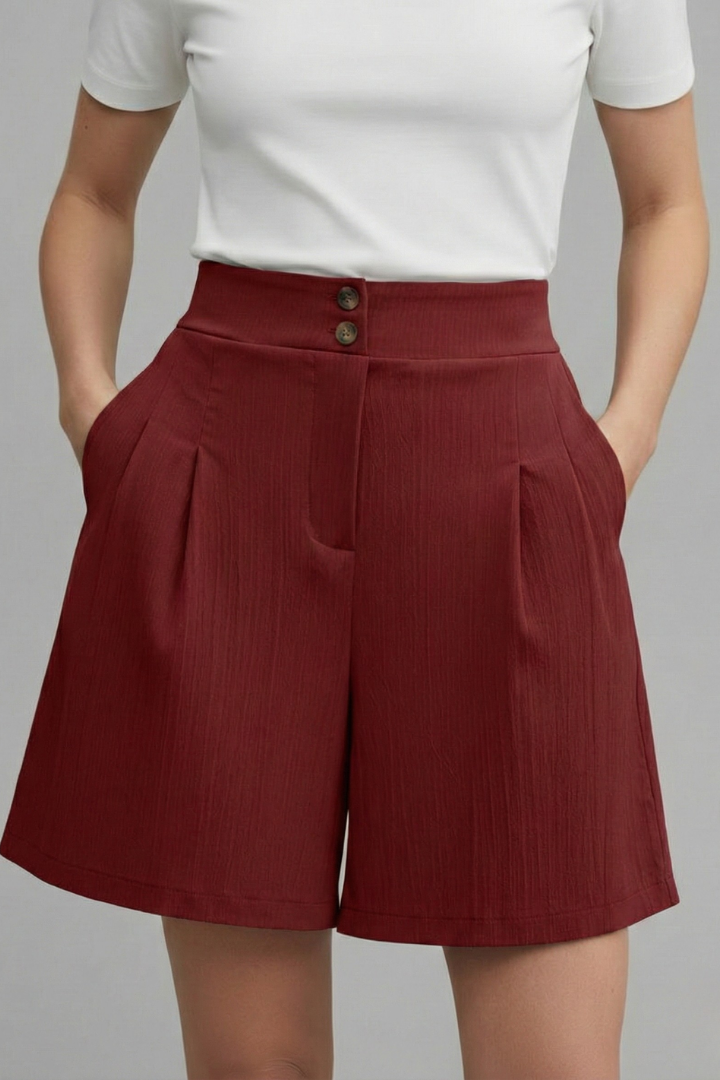 Gabriella Luxe High Waist Shorts