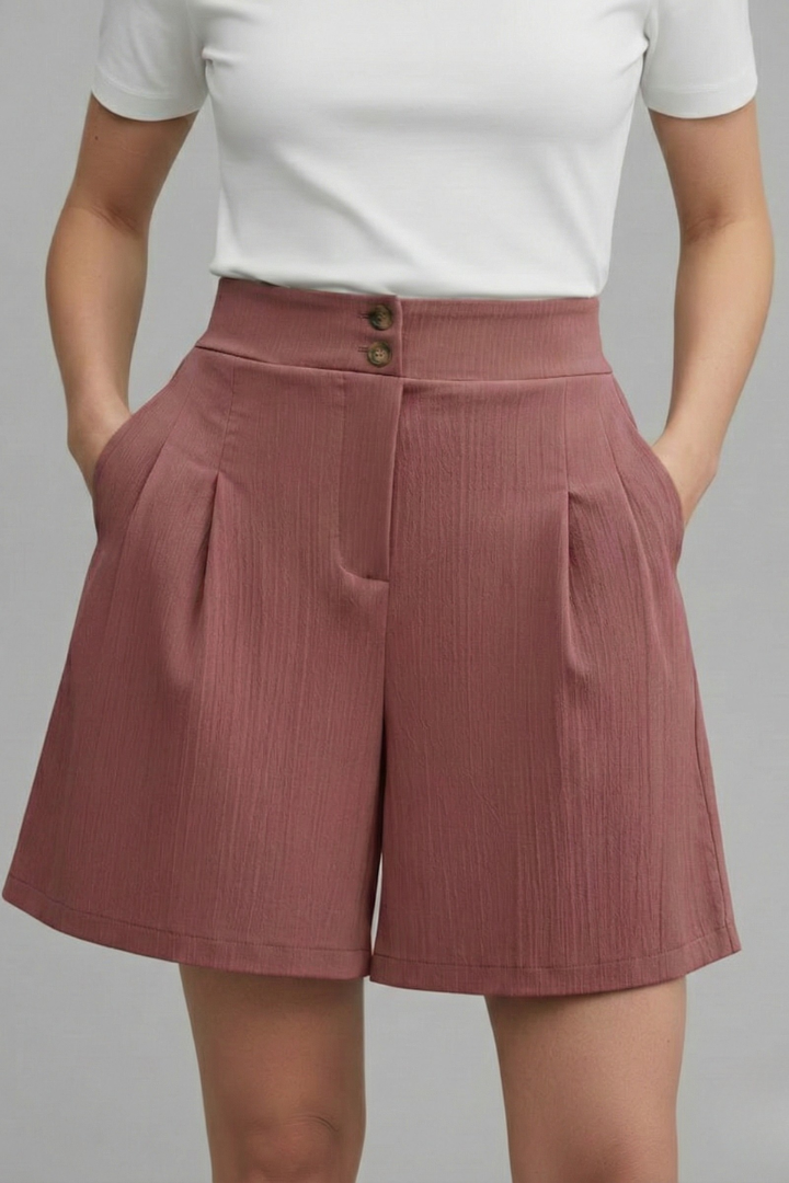 Gabriella Luxe High Waist Shorts