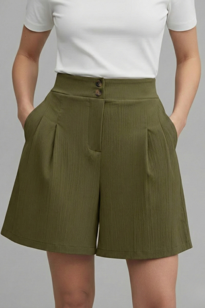 Gabriella Luxe High Waist Shorts