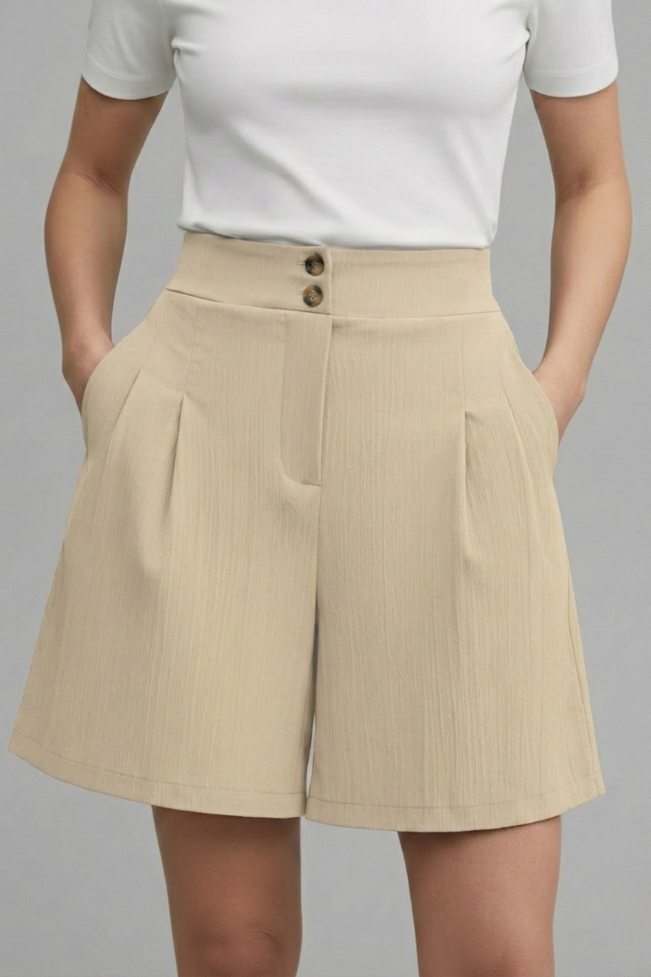 Gabriella Luxe High Waist Shorts