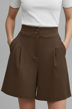 Gabriella Luxe High Waist Shorts