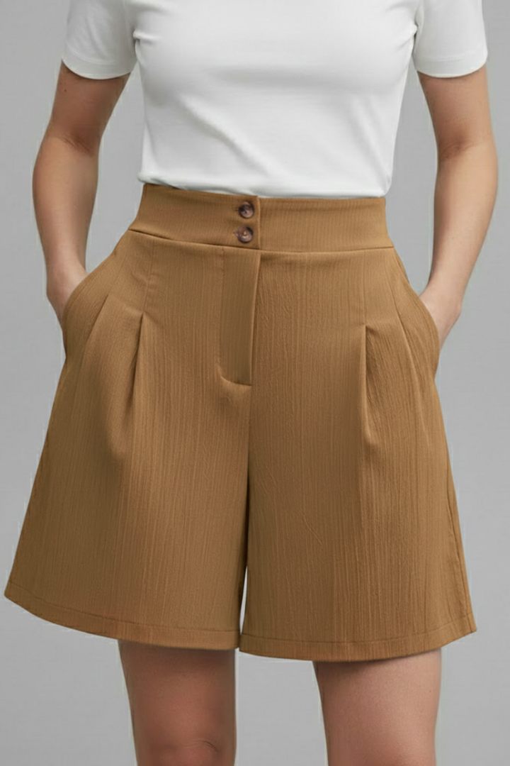 Gabriella Luxe High Waist Shorts