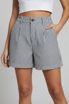 Charlotte Striped Tailored Shorts