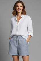 Charlotte Striped Tailored Shorts
