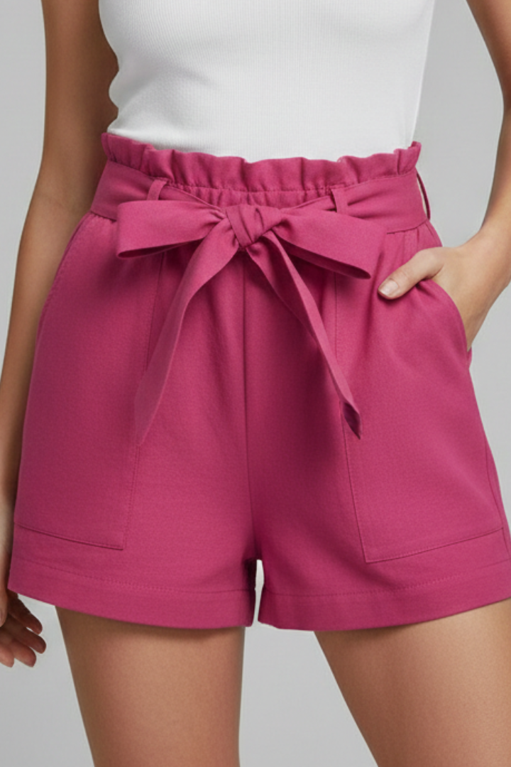 Dakota Tie Waist Shorts Luxe