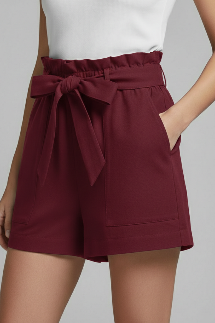 Dakota Tie Waist Shorts Luxe