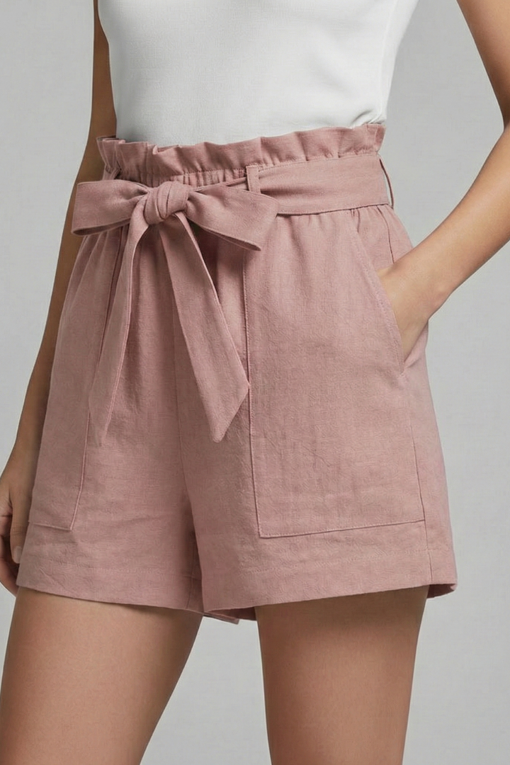 Dakota Tie Waist Shorts Luxe