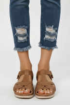 Hannah | Women’s Retro Strap Sandals with Buckle Fastening