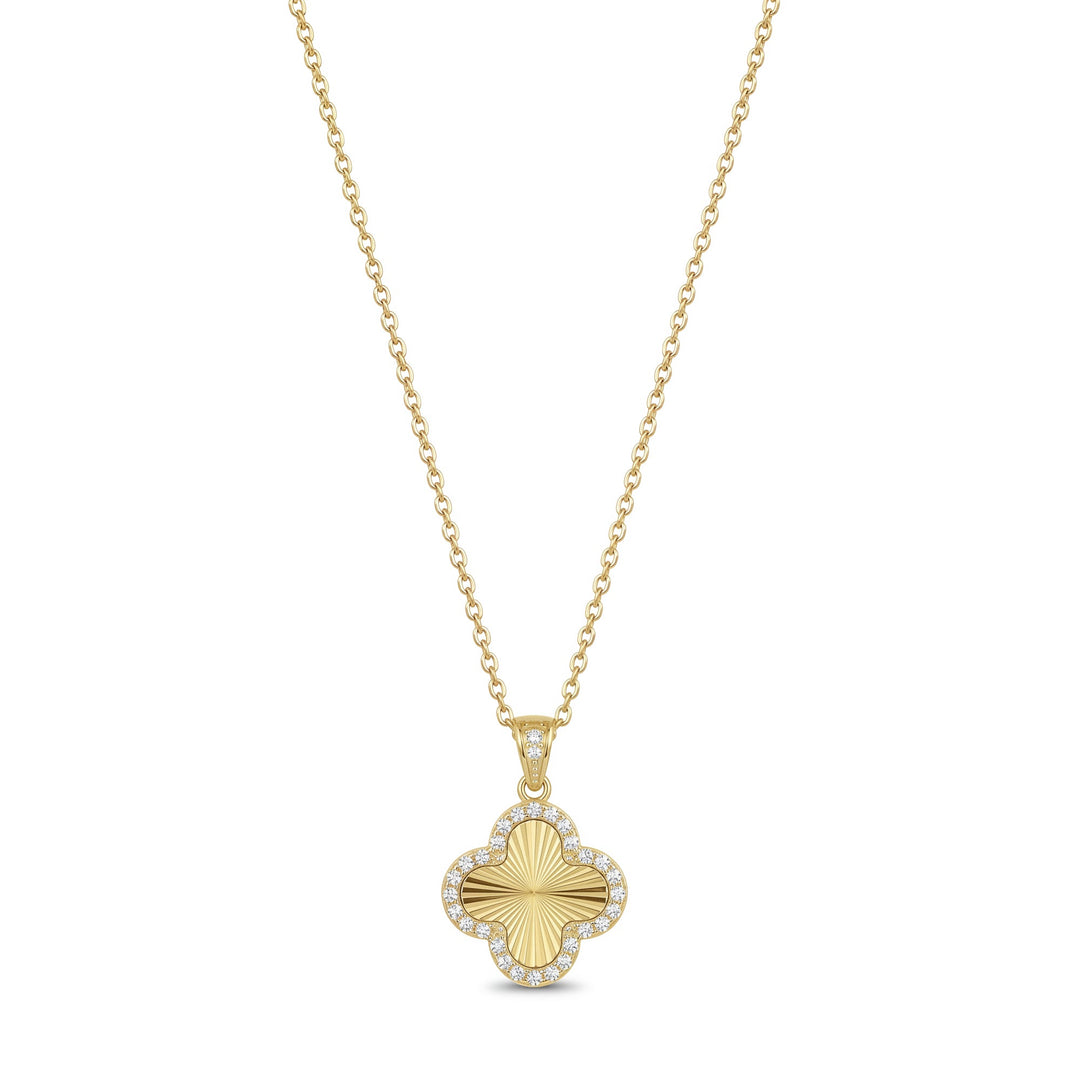 Stardust Clover Pendant