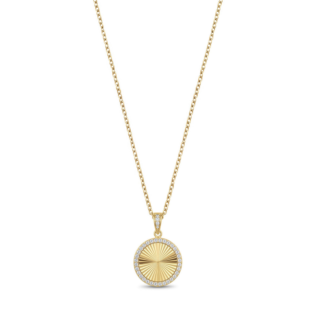 Stardust Round Pendant