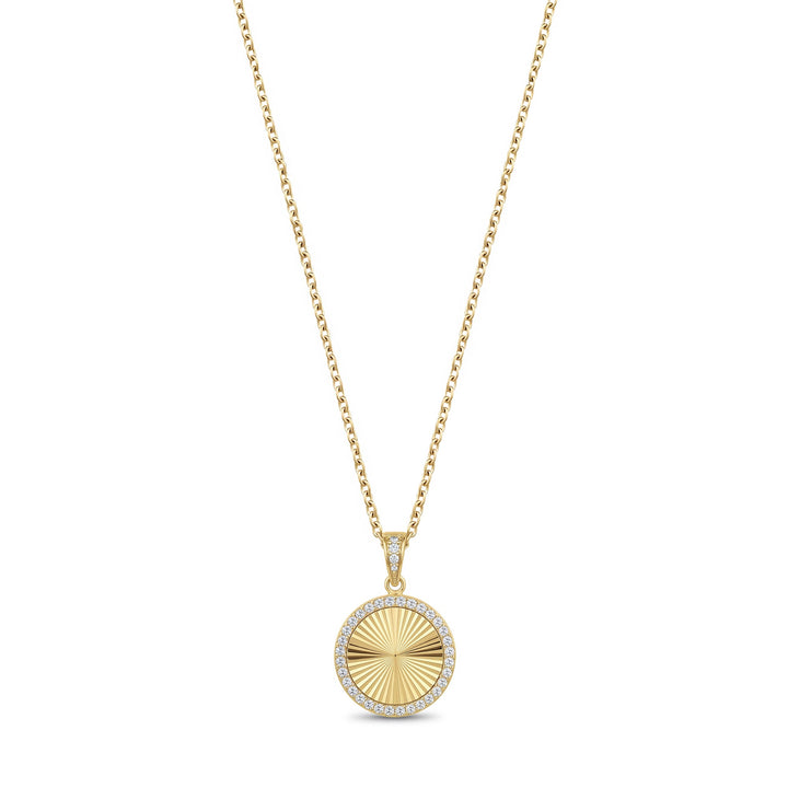 Stardust Round Pendant