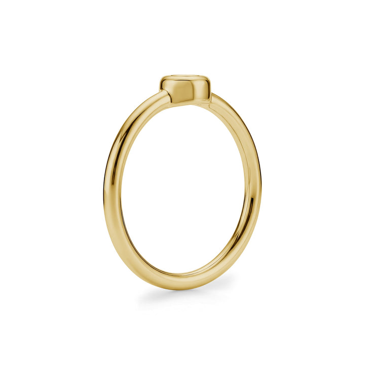 Bezel Set Solitaire Ring