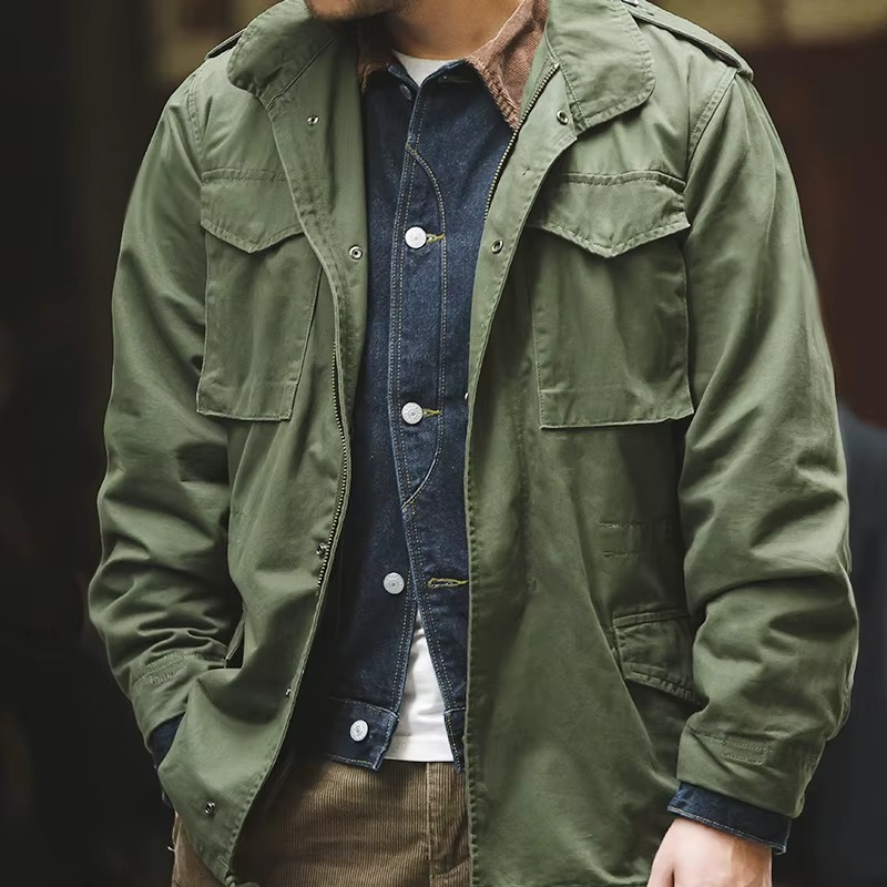 Men’s Zip-Up Utility Jacket-HighTouch
