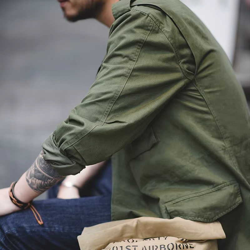 Men’s Zip-Up Utility Jacket-HighTouch