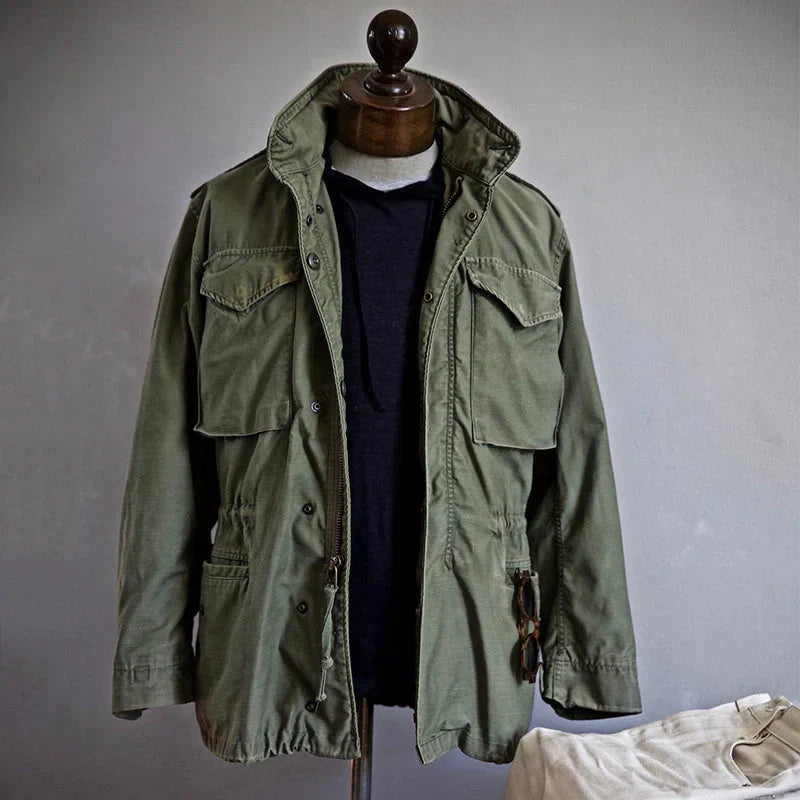 Men’s Zip-Up Utility Jacket-HighTouch