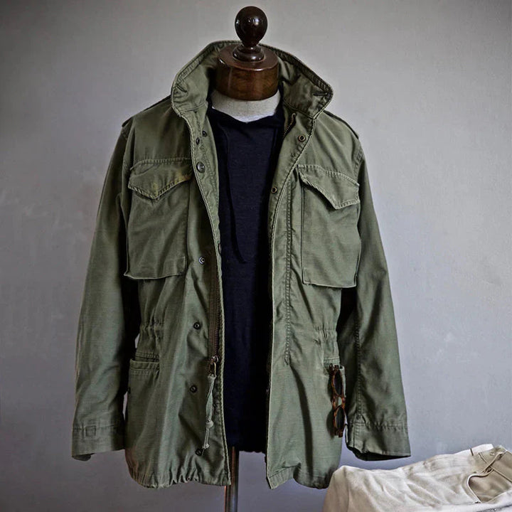 Men’s Zip-Up Utility Jacket-HighTouch