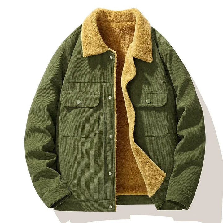 Men's Sherpa Lined Corduroy Jacket