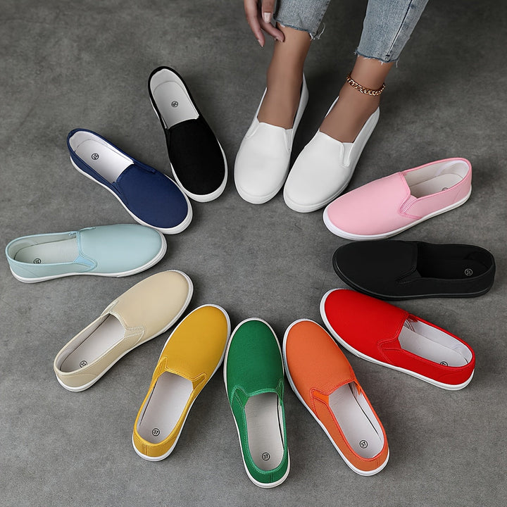 Women's Slip On Walking Shoes - Lightweight Breathable Mesh Loafers