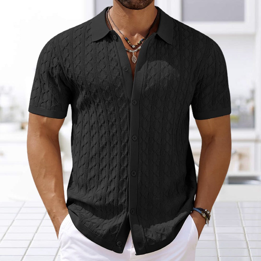 Summer Short-sleeved Men's Clothing European And American-HighTouch