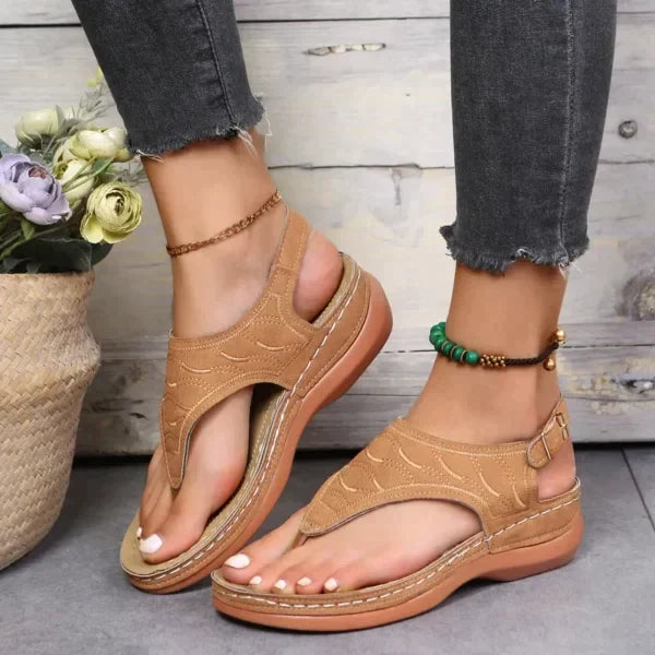 Women's Orthopedic Arch Support Sandals Adjustable Straps