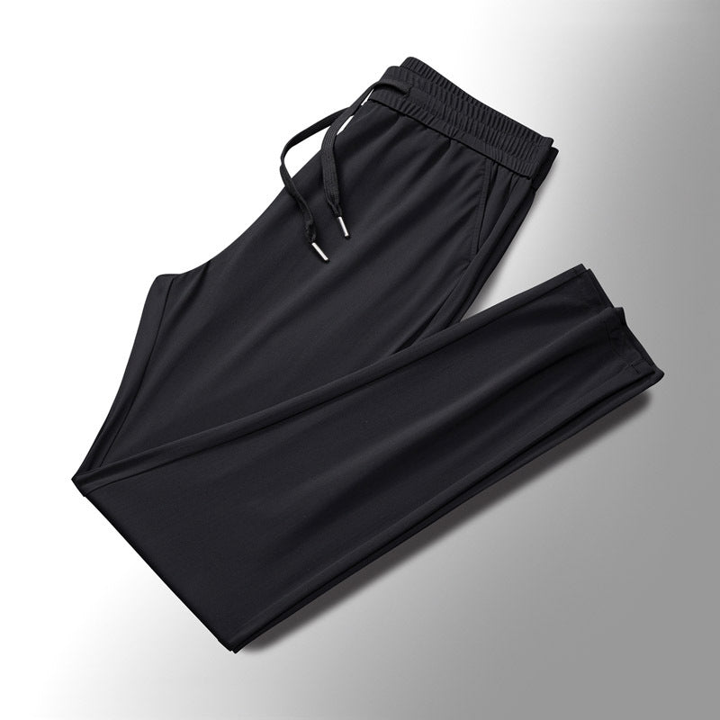 Milk Silk High Elastic Casual Pants Men's Thin Elastic Strap-HighTouch