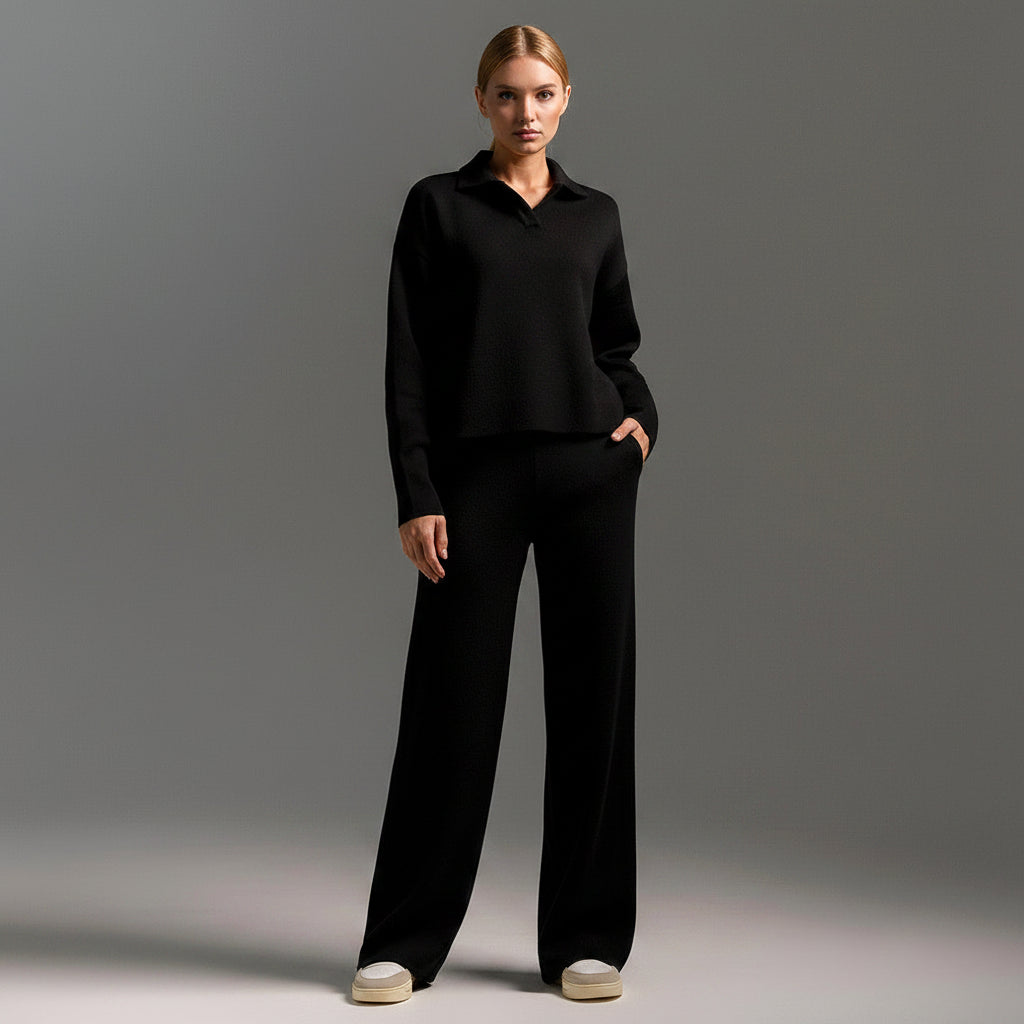 Women's Knitted Two-Piece Set-HighTouch