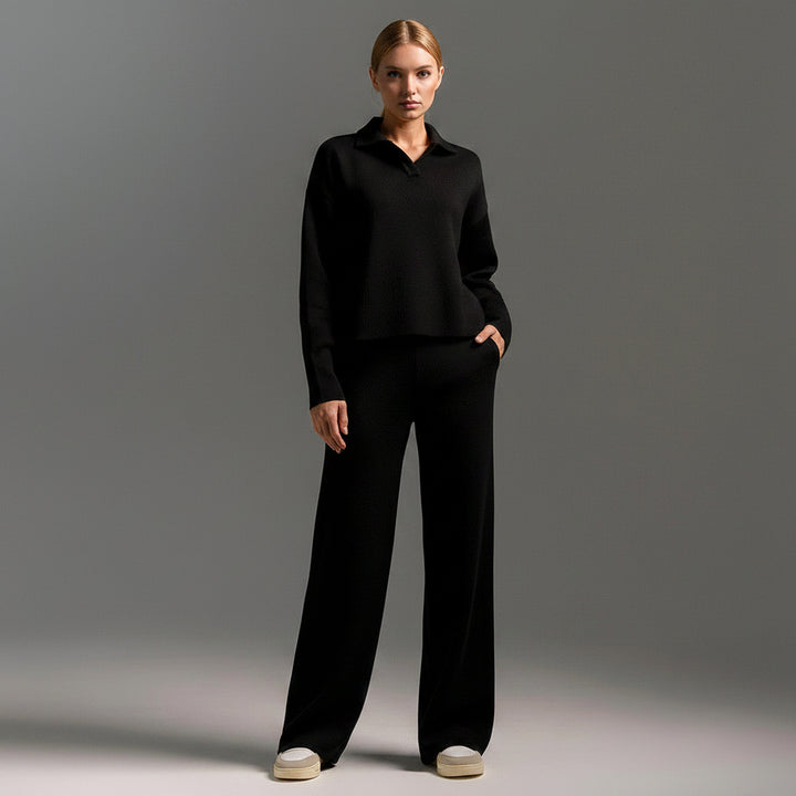 Women's Knitted Two-Piece Set-HighTouch
