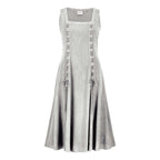 Cotton & Linen Medieval Renaissance Dress – Unisex Historical Style-HighTouch