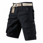 Summer Cargo Shorts With Pockets Fashion Solid Short Pants-HighTouch