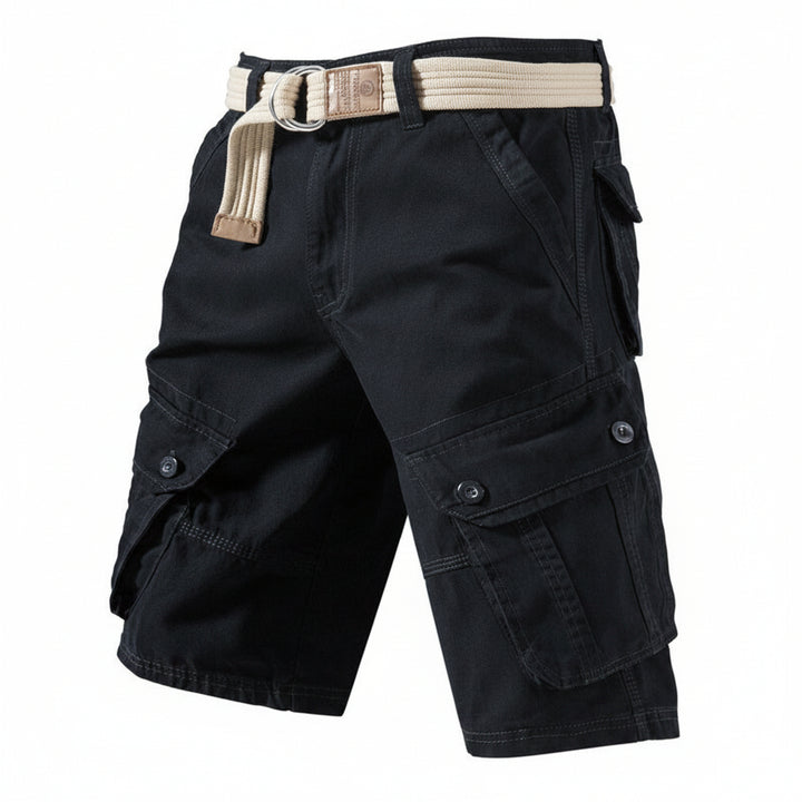 Summer Cargo Shorts With Pockets Fashion Solid Short Pants-HighTouch