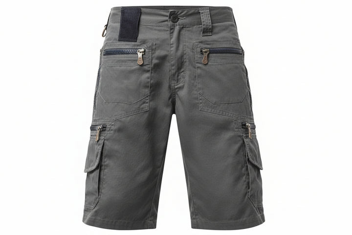 Men’s Cotton Cargo Shorts Loose Fit Multi Pocket Summer-HighTouch