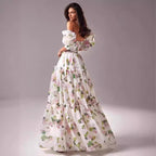 Women's Fashion Temperament Night Dew Shoulder Dress-HighTouch