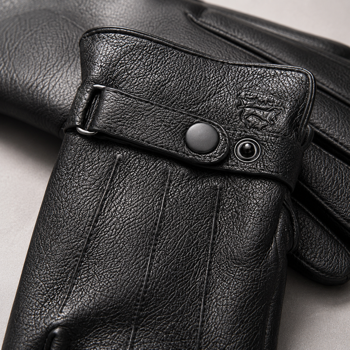 Ashford Leather Gloves - Men's Italian Leather Winter Gloves