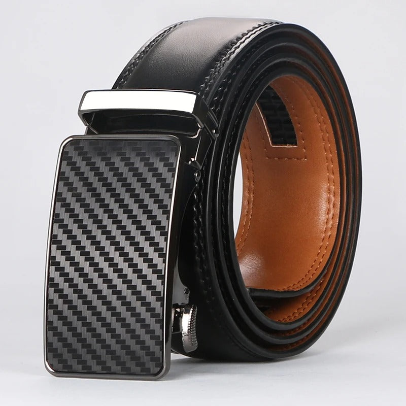 Men's 100% Cowhide Leather Belt | Automatic Buckle